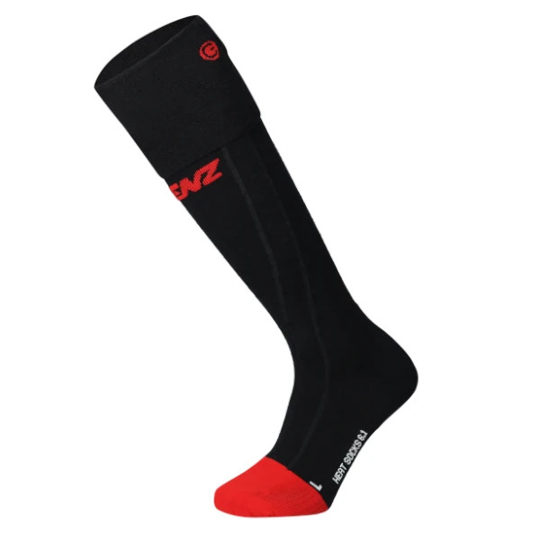 LENZ heat sock 6.1 toe cap merino compression (black)